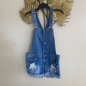 2B Bebe Blue Denim Overalls